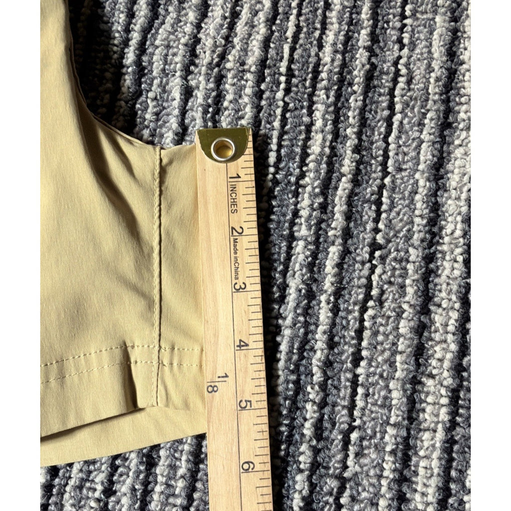 Eddie Bauer Women's Hiking Utility Cargo Pocket Shorts Khaki Stretch Sz 8 NWOT