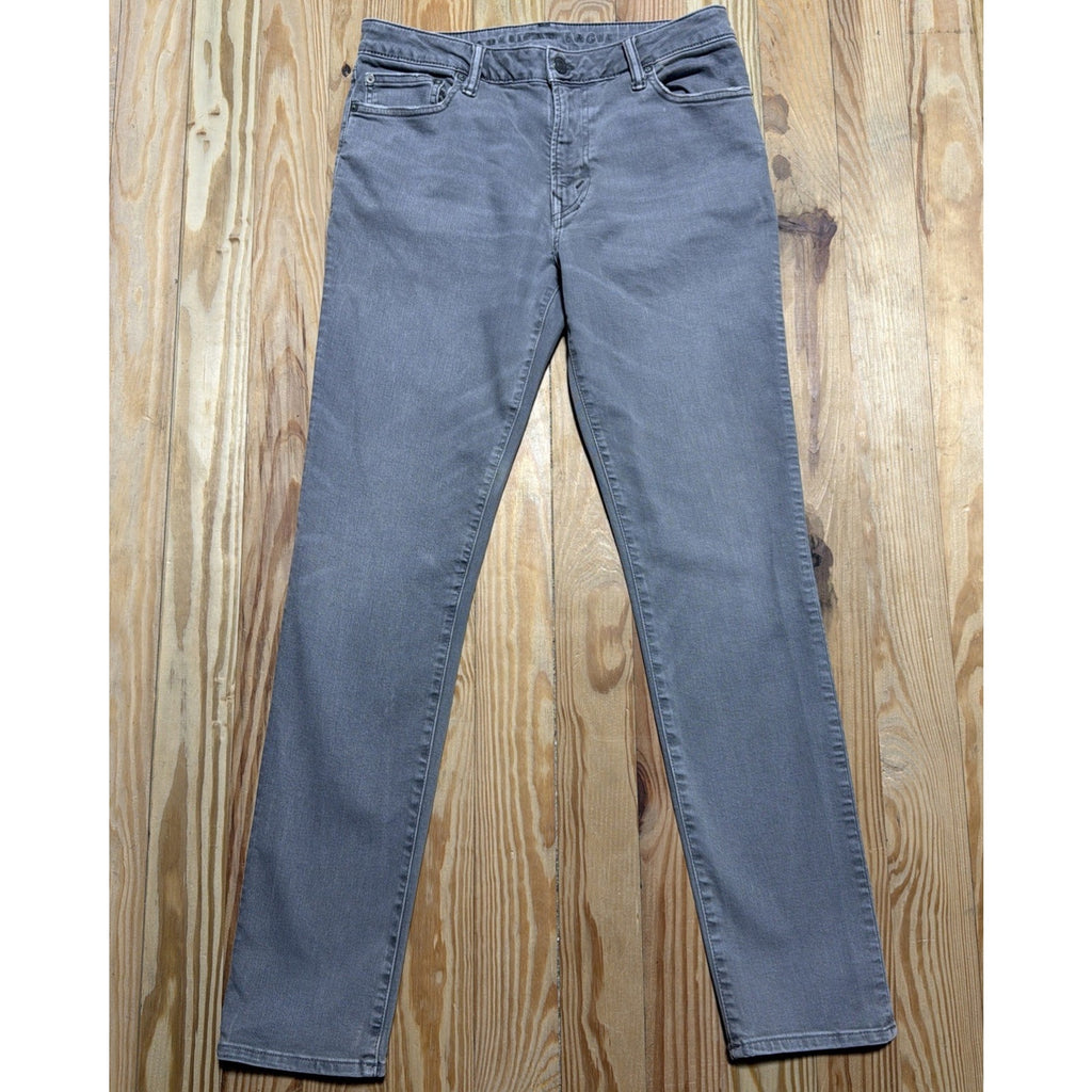 American Eagle Size 32x34 Gray denim Slim Straight Next Level Stretch