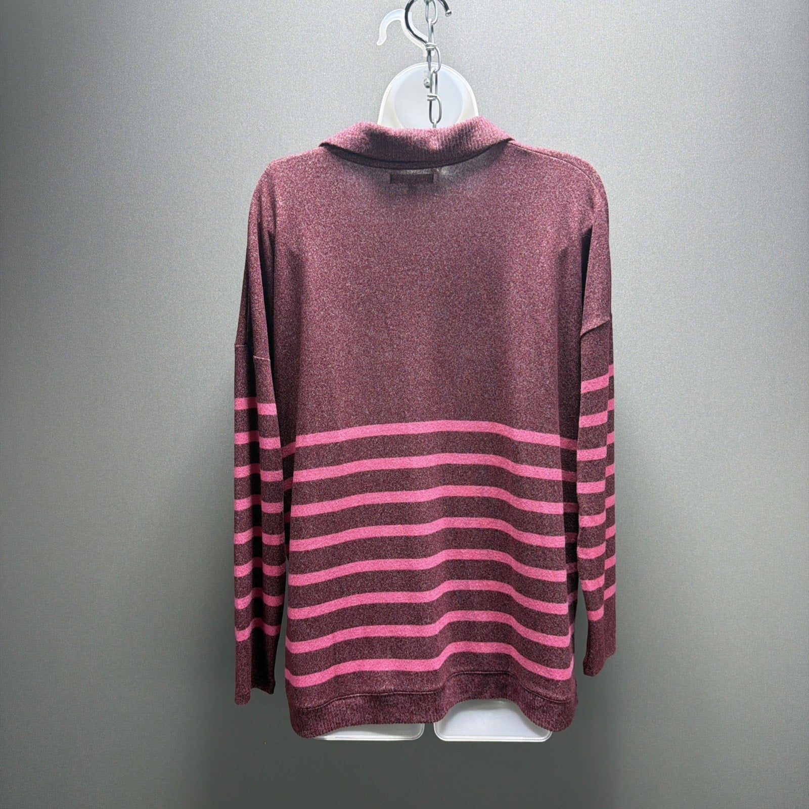 New Womens Oversized Lightweight Sweater Maurices Cranberry Size Small