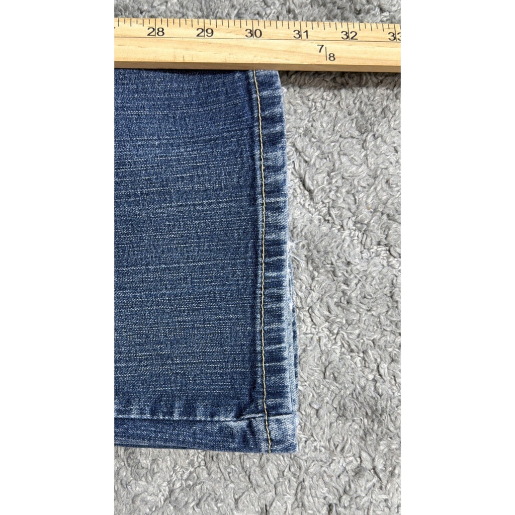 Express jeans size 6 women Precision low slung flare Med wash low rise denim Y2K