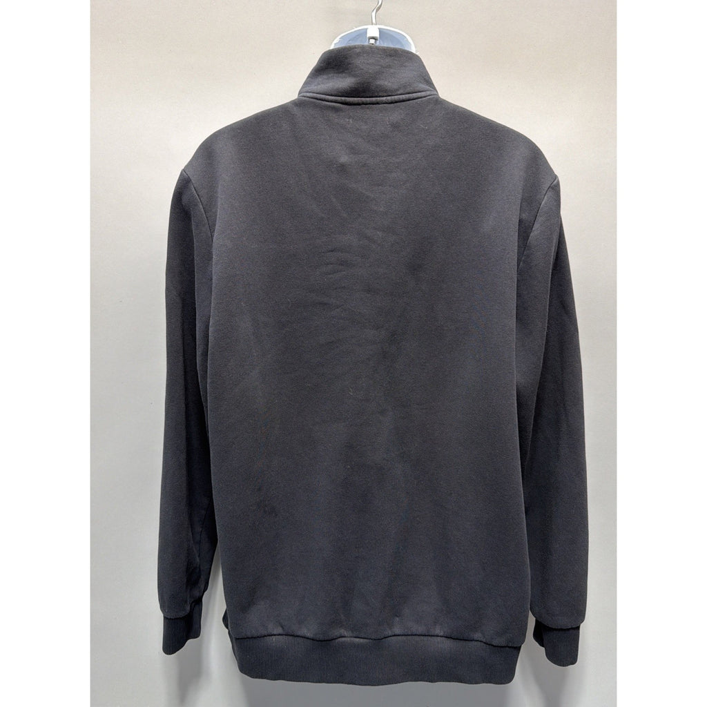 Calvin Klein Men's Black Full Zip Soft Fleece Jacket/Sweatshirt Sport Size XL