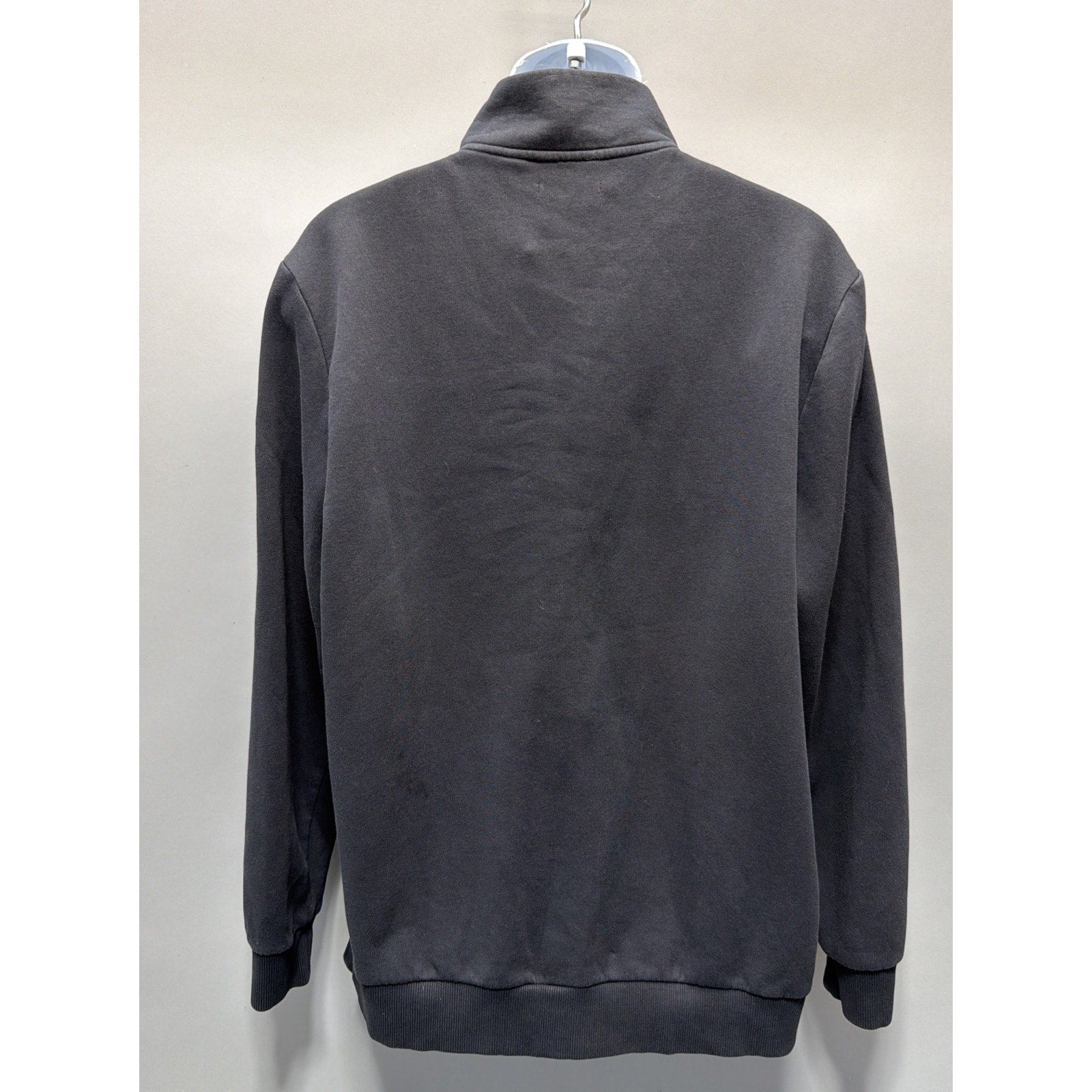 Calvin Klein Men's Black Full Zip Soft Fleece Jacket/Sweatshirt Sport Size XL