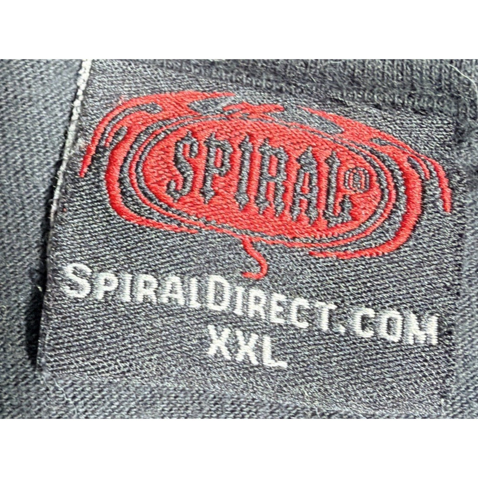 SPIRAL DIRECT BLACK RATTLE SNAKE PRINTED DOUBLE SIDED LONG SLEEVE T-SHIRT XXL