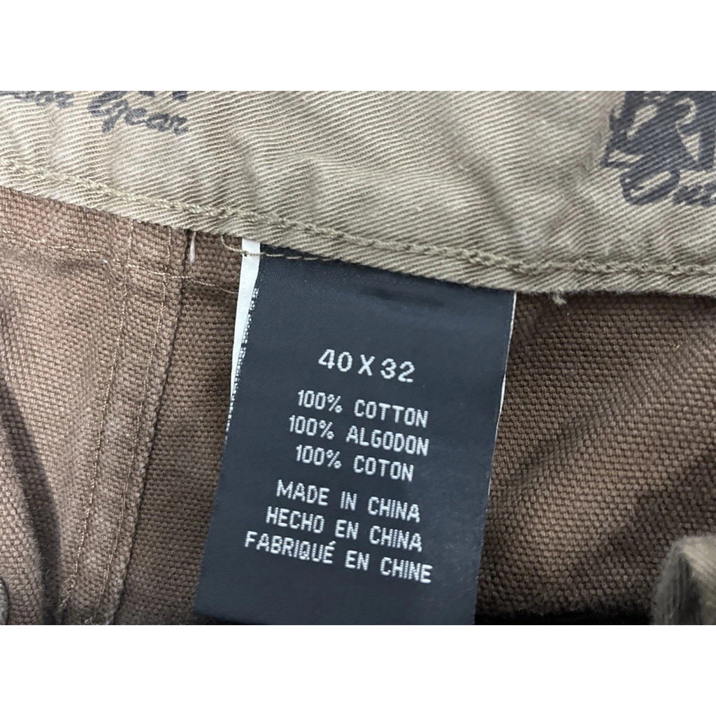 Rocky Outdoor Gear Mens Heavy Duty Canvas Cargo Work Pants 40x32 Brown