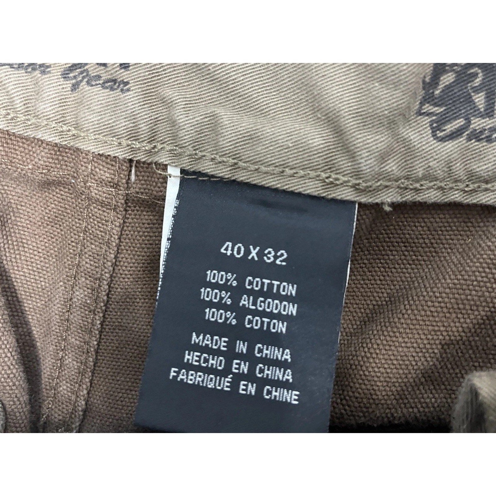 Rocky Outdoor Gear Mens Heavy Duty Canvas Cargo Work Pants 40x32 Brown