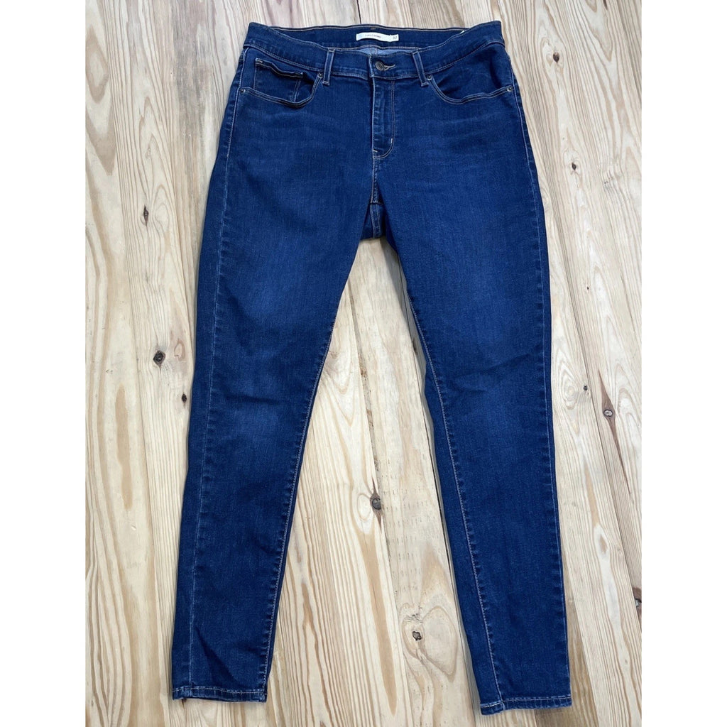 Levi Strauss Curvy Skinny Blue Jeans Size 32