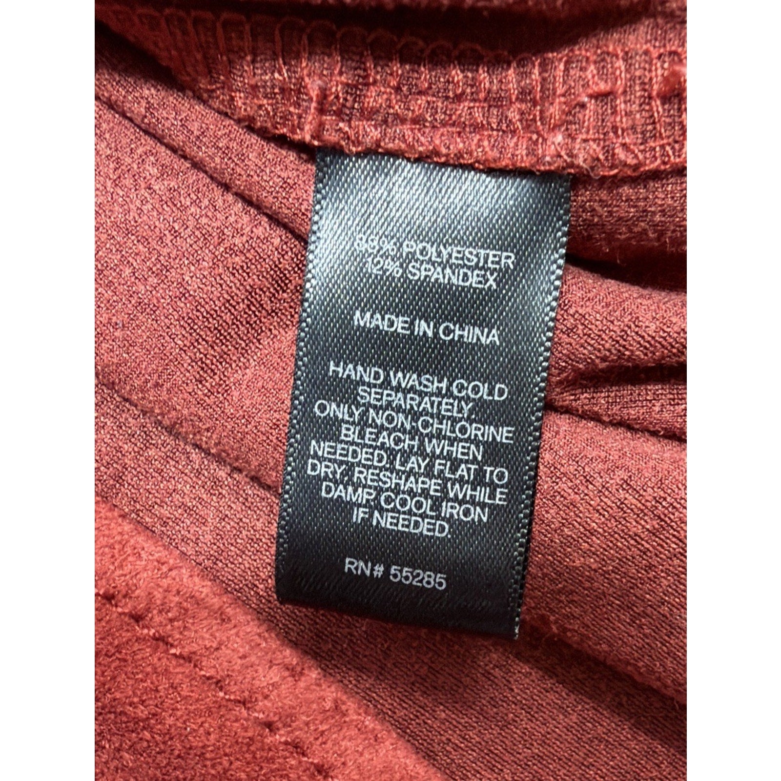 Express Red Faux Suede Fringe Dress Size Extra Small