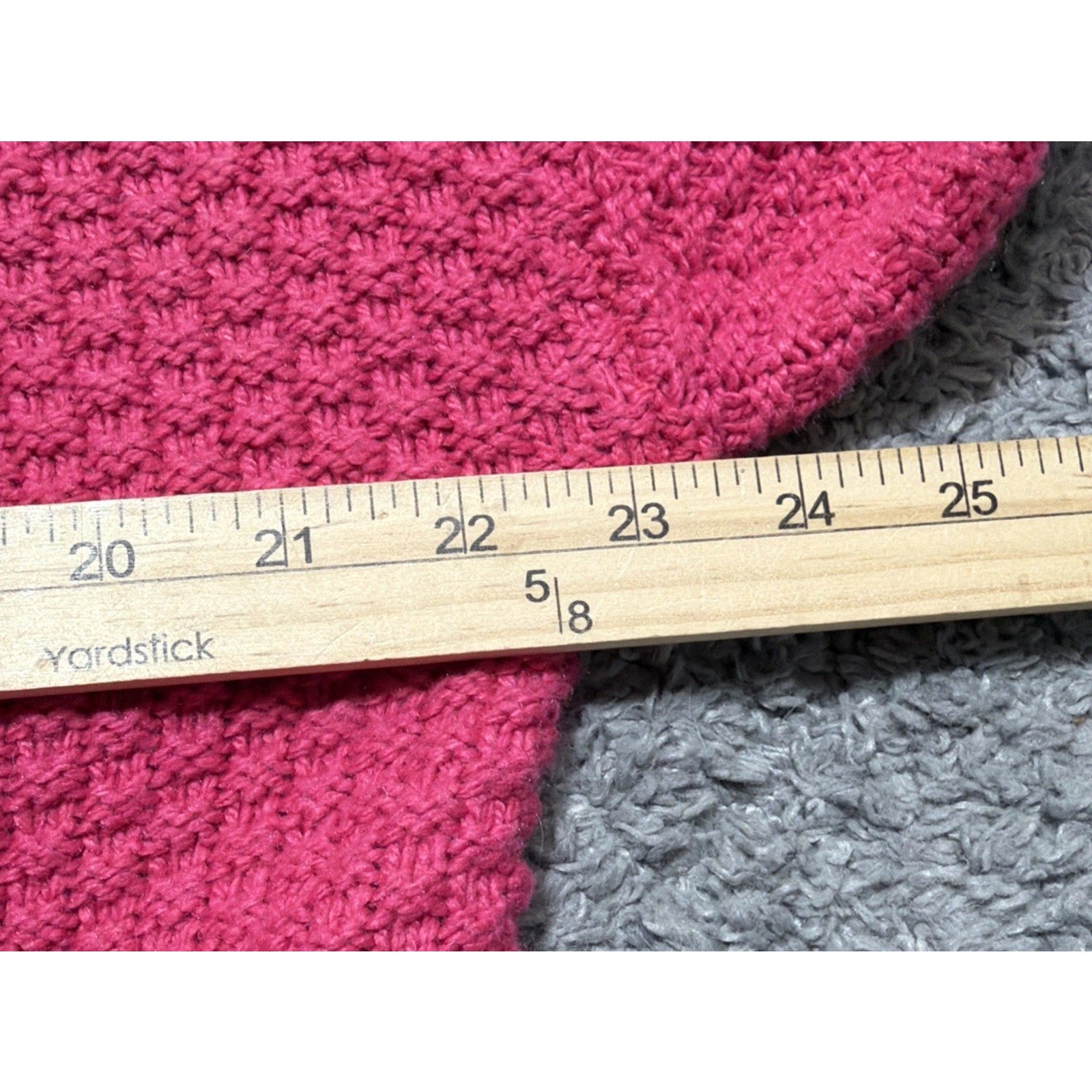 NWT Falls Creek Button Front Pink Wool Blend Cardigan Size L/XL