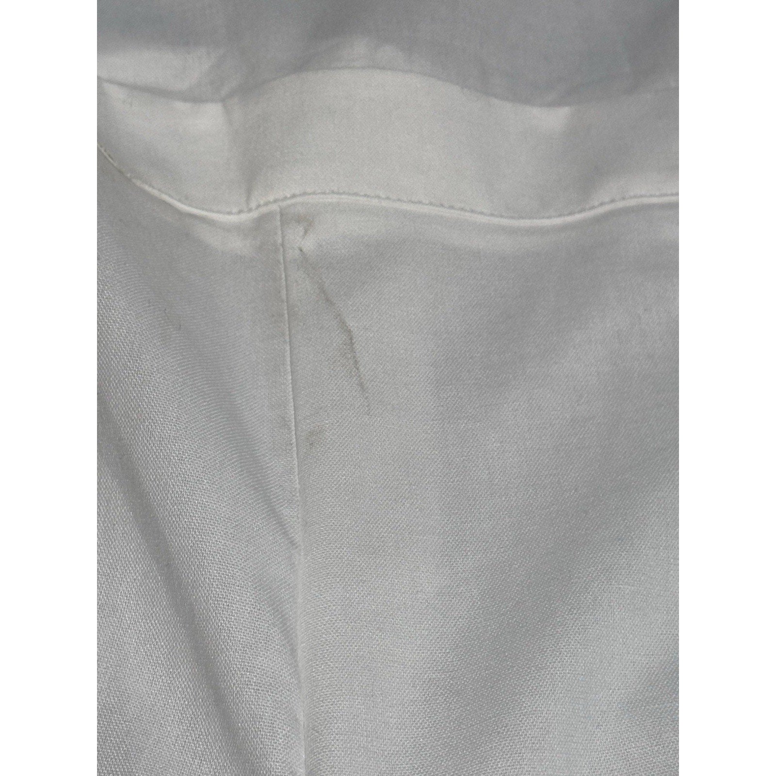 Floreya Women’s White Square Neck Sleeveless Back Zip Front Button Jumpsuit XL