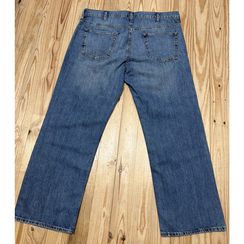 Mens Old Navy Famous Straight Droit Recto Blue Denim Jeans Size 38x30