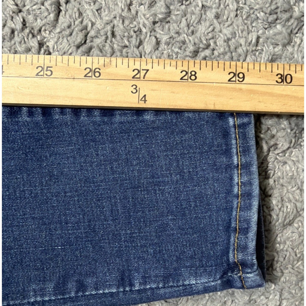 Levis 720 High Rise Super Skinny Jeans Womens 29 Blue Denim Medium Wash Stretch