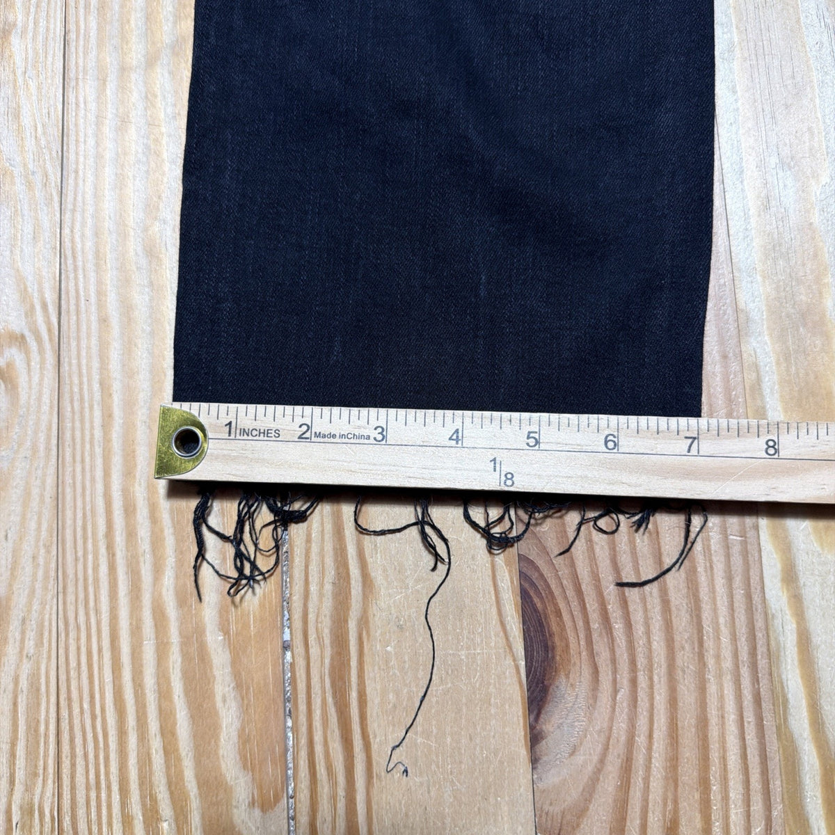 Flying Monkey Womens Hig Rise Slim Crop Jeans 30 Black Stretch Denim Raw Hem