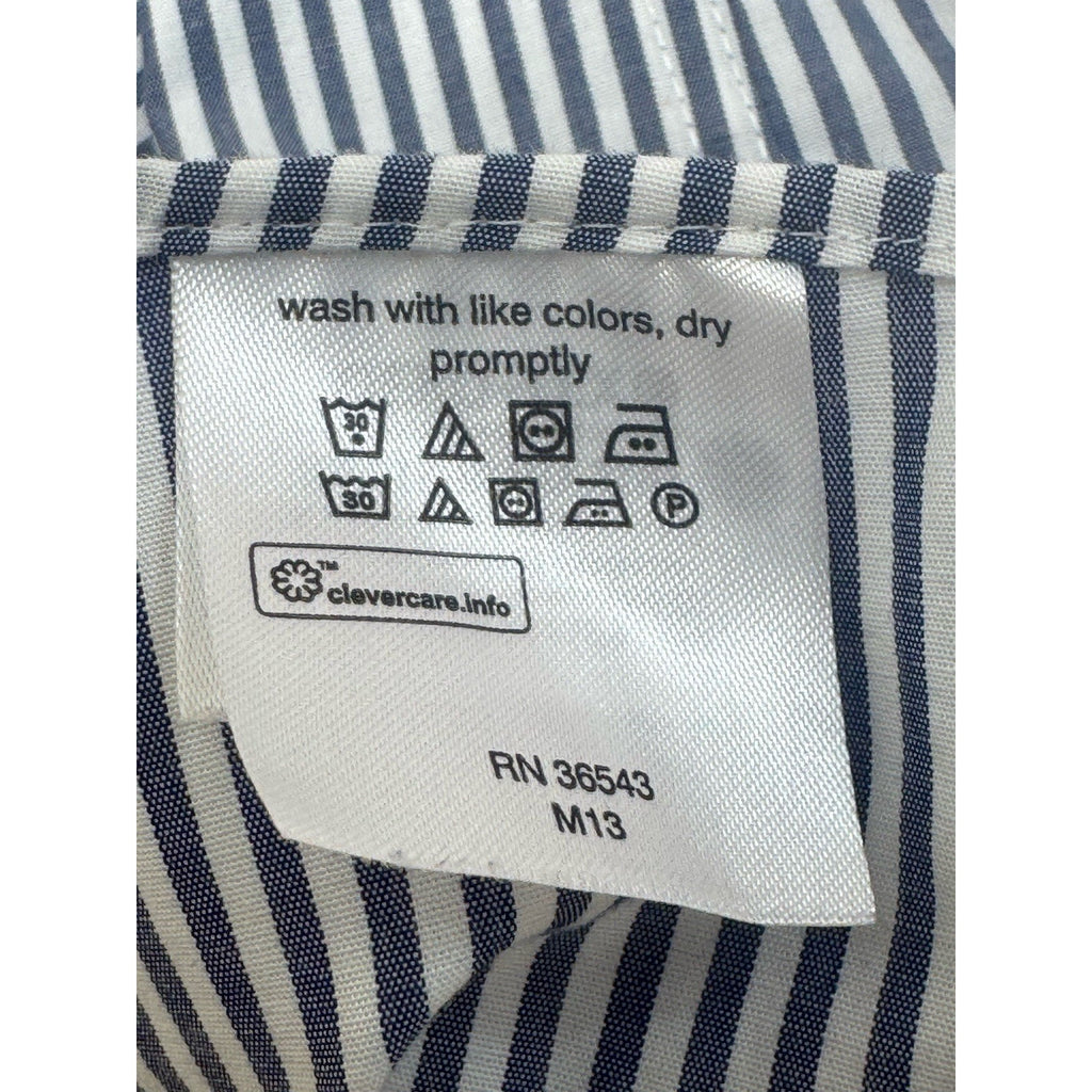 Lauren Ralph Lauren Black Label Blue/White Striped Button Up Shirt Men’s Size 2X