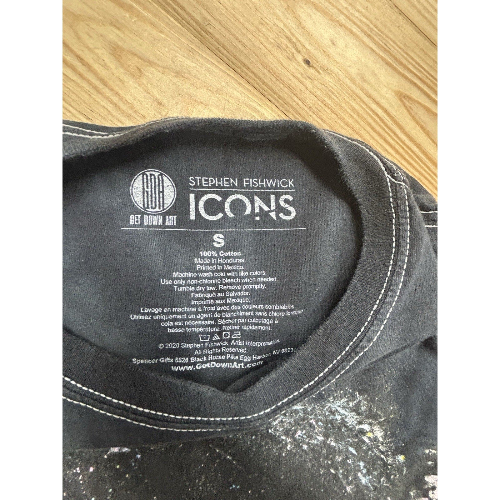 Get Down Art Jimi Hendrix Graphic Tee Sz S