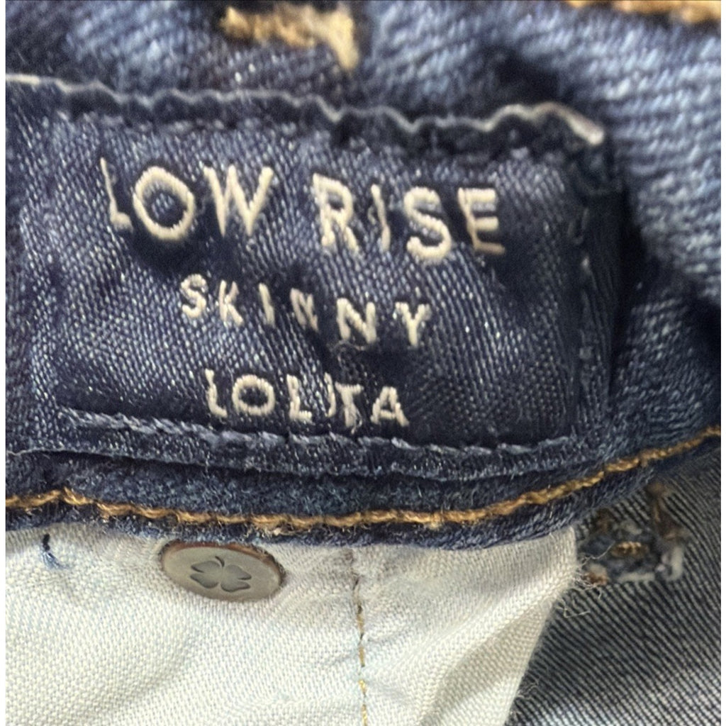 Lucky Brand Jeans Women's 10/30x27 Blue Ankle Low Rise Skinny Lolita Medium Wash