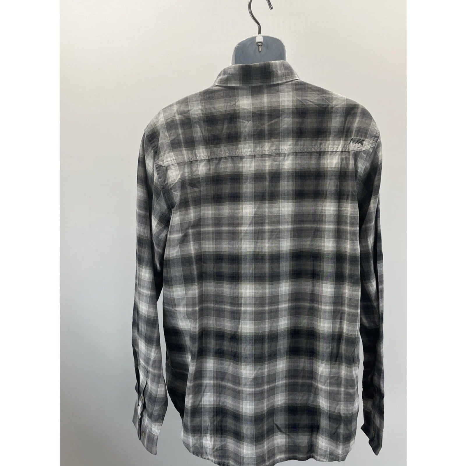 Mountain Khakis Shirt Men L Plaid Flannel Organic Cotton Relaxed Fit Outdoors.