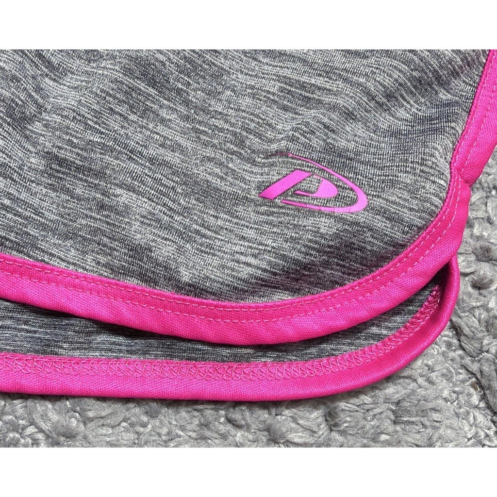 Women's Pink Sheer Pro Player Moisture Wicking Athletic Fitness Shorts SZ Large