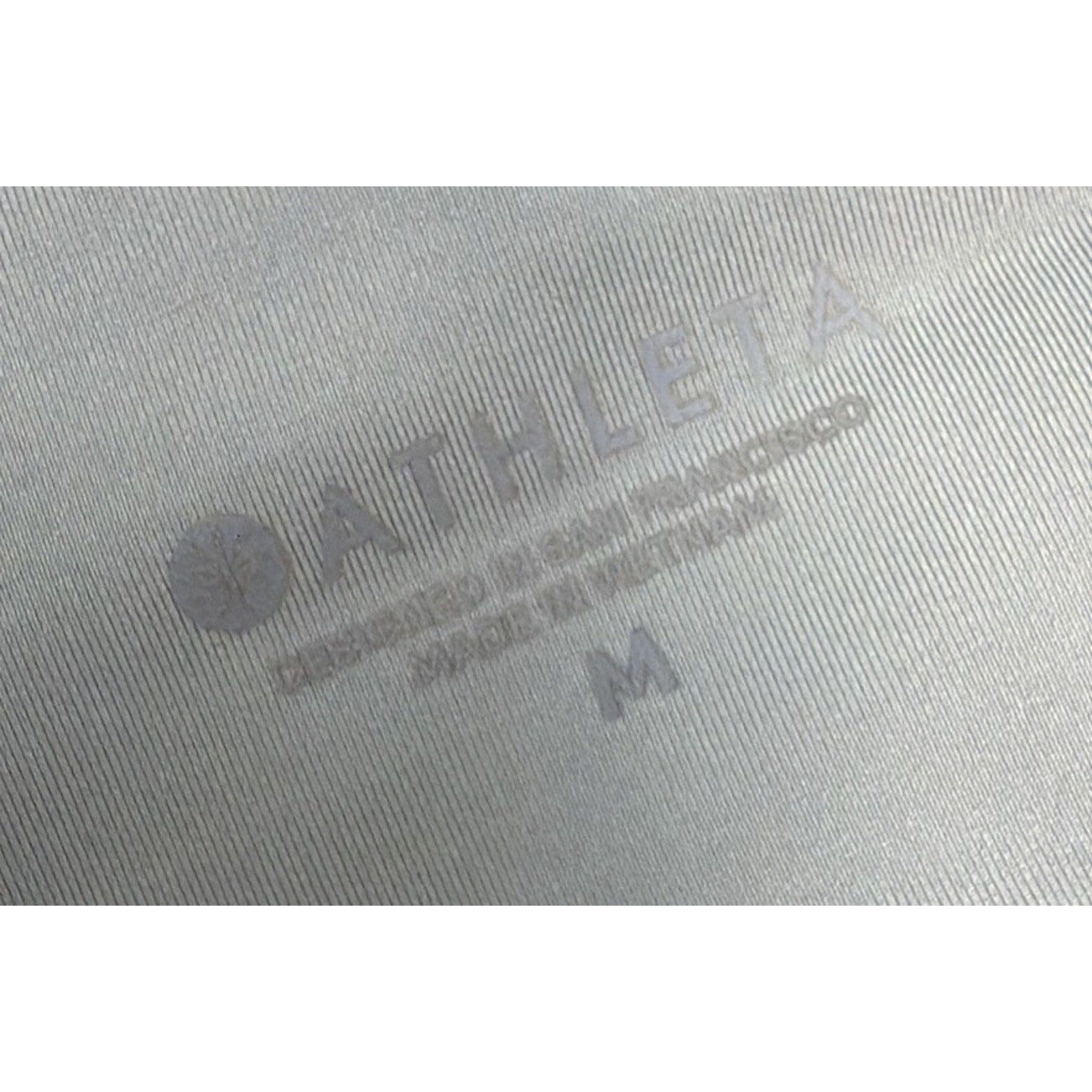 Athleta 7/8 Ankle Leggings Colorblock Gray Black Size M Womens Yoga Running