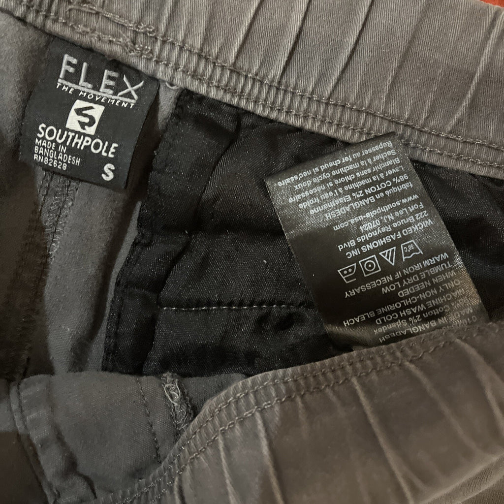Southpole Jogger Pants Mens Gray Flex The Movement Small Stretch Pants