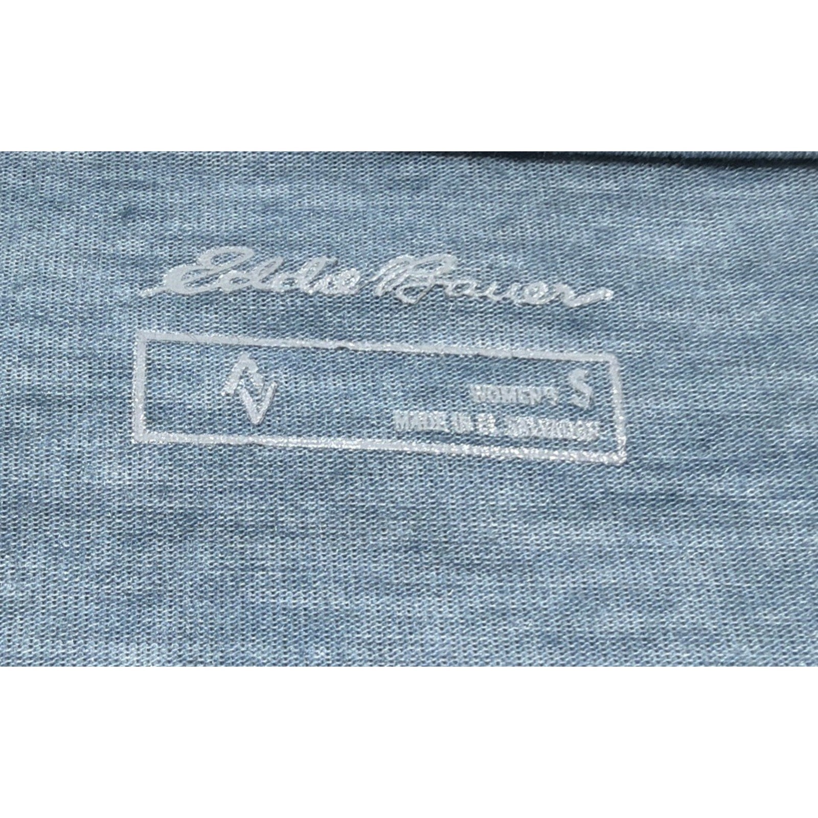 Eddie Bauer Travex Long Sleeve Performance Tee Women's S Blue Stretch Active