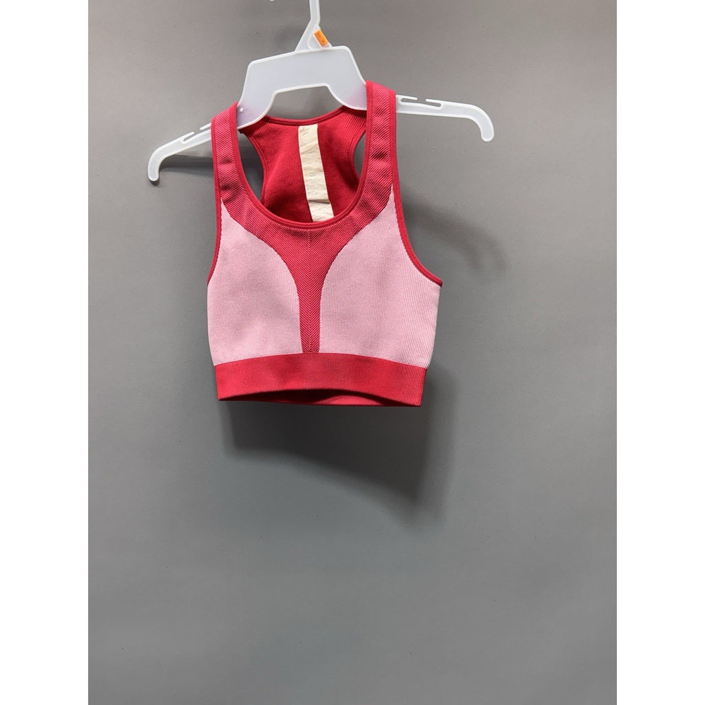 Fabletics Chloe Seamless Pink Athletic Sports Bra Women’s Size Small