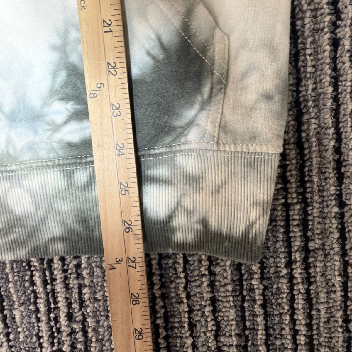 Pink Floyd Hoodie Mens L Gray World Tour 87 Tie Dye Fleece Pullover Sweatshirt