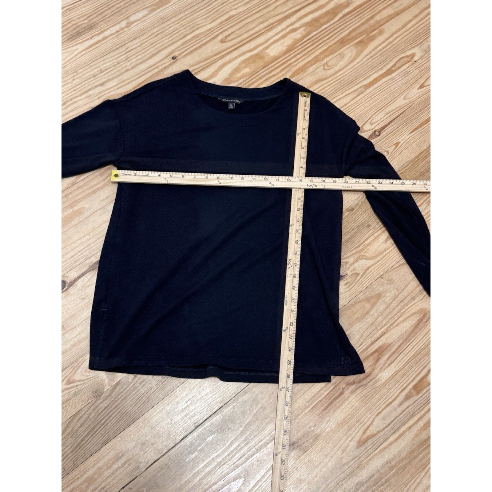 Banana Republic Thick Band Long Sleeve Sweatshirt Blouse Women’s Size Medium