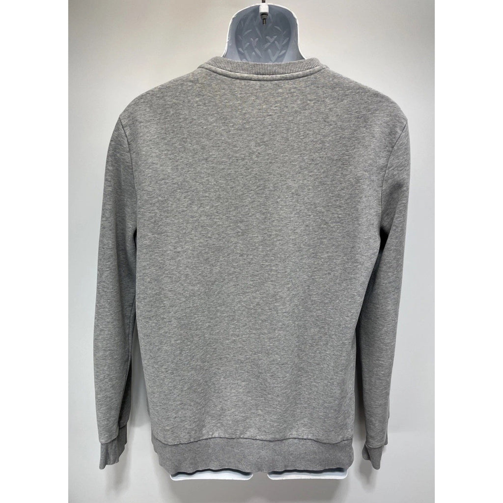 CALVIN KLEIN MENS GRAY FLEECE CREW NECK LONG SLEEVE SWEATSHIRT SIZE L
