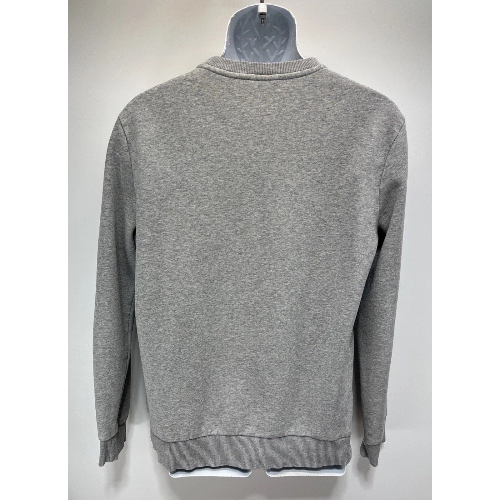 CALVIN KLEIN MENS GRAY FLEECE CREW NECK LONG SLEEVE SWEATSHIRT SIZE L