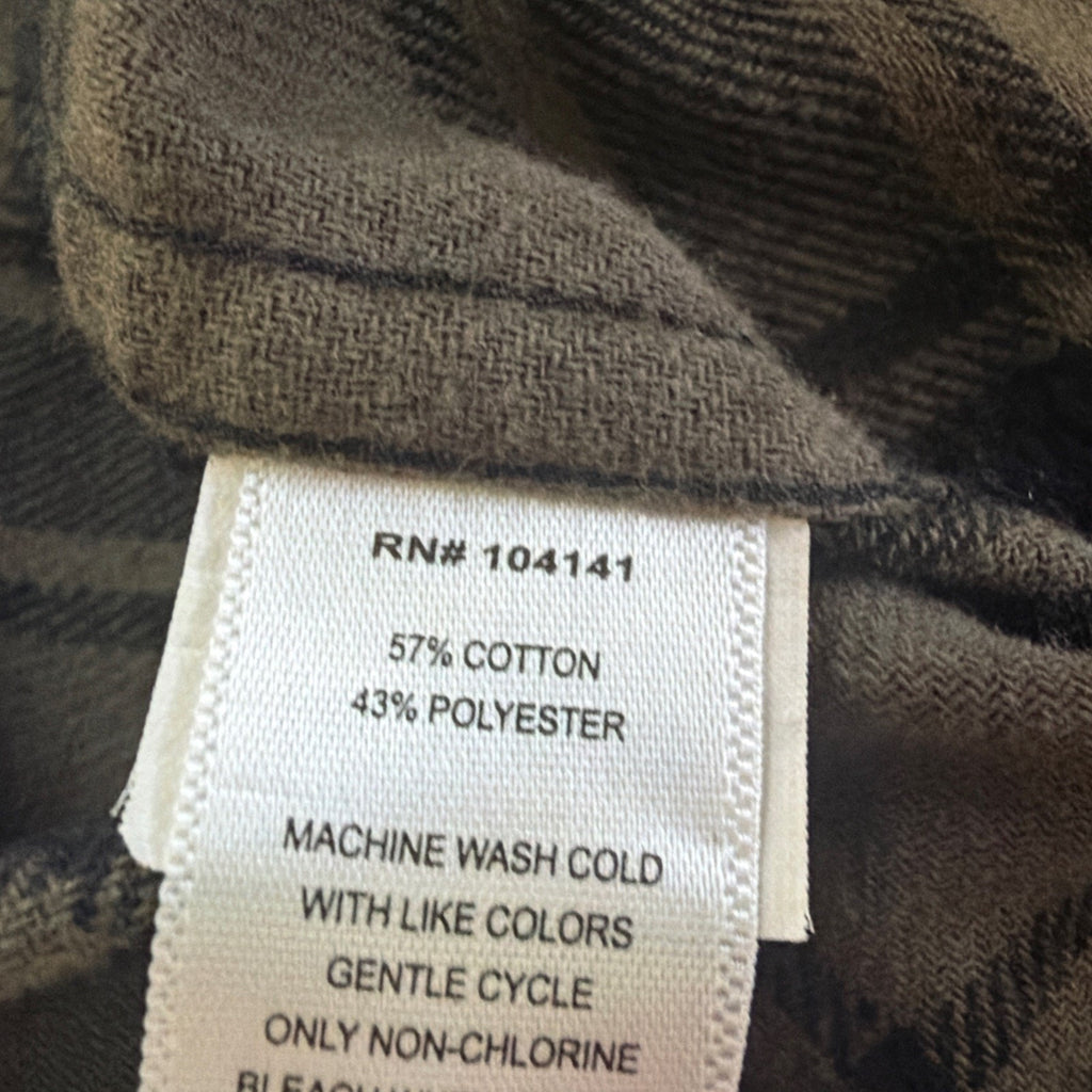 NORTHEAST OUTFITTERS CLASSIC LIGHTWEIGHT FLANNEL Brown PLAID MEN L