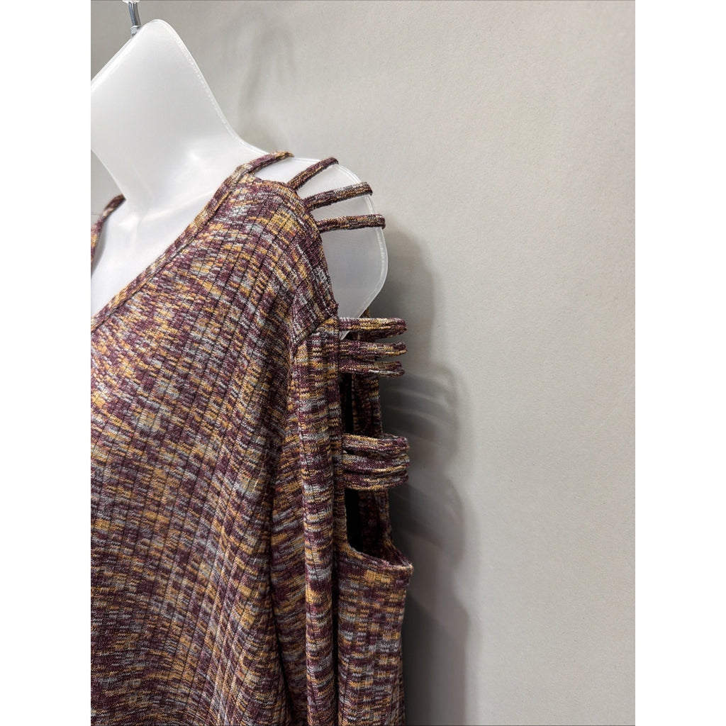 CATO Est. 1946, Pullover Sweater, Multicolor, Open Shoulder, Size 18-20W, New