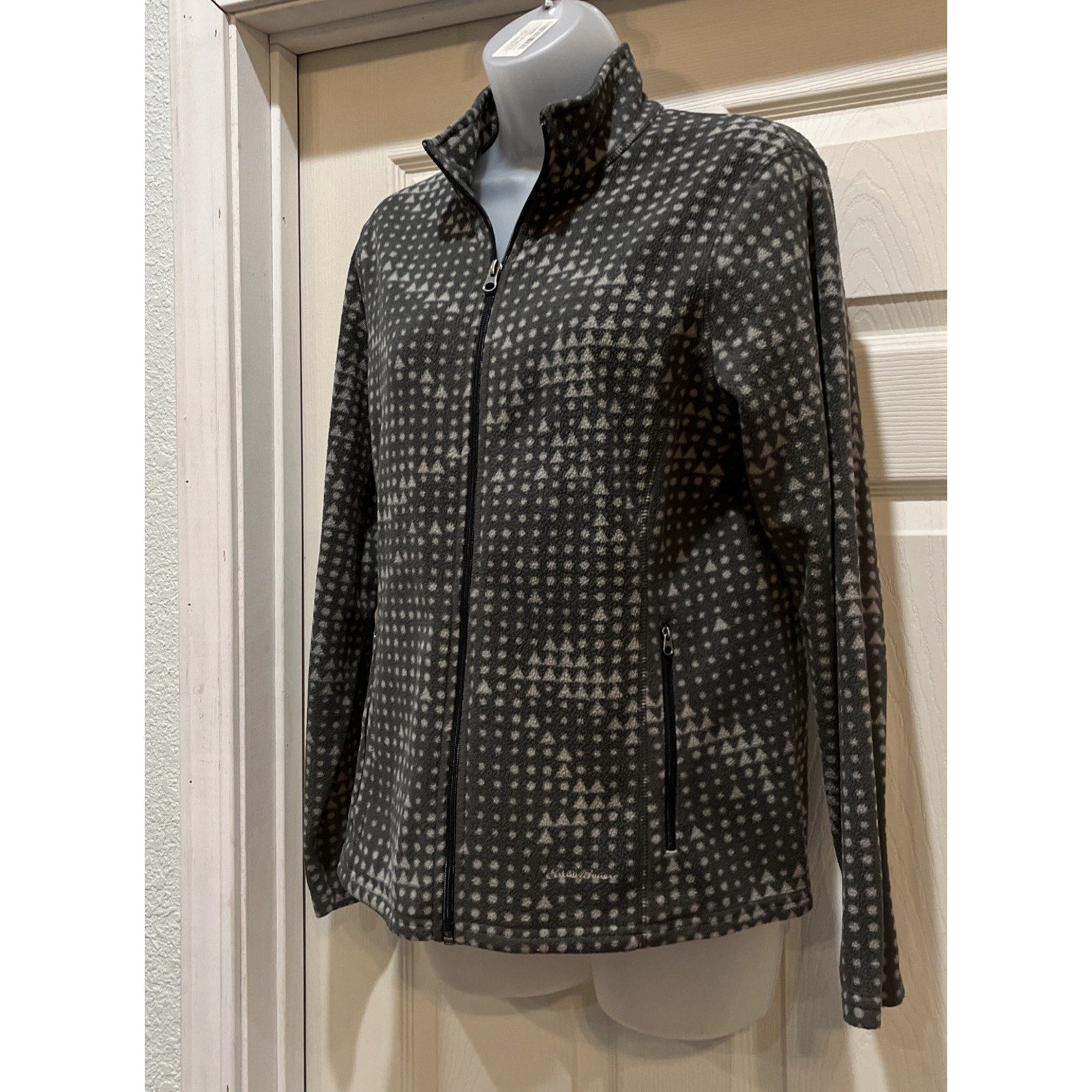 Eddie Bauer Women's Small Full Zip Light Weight Fleece Jacket