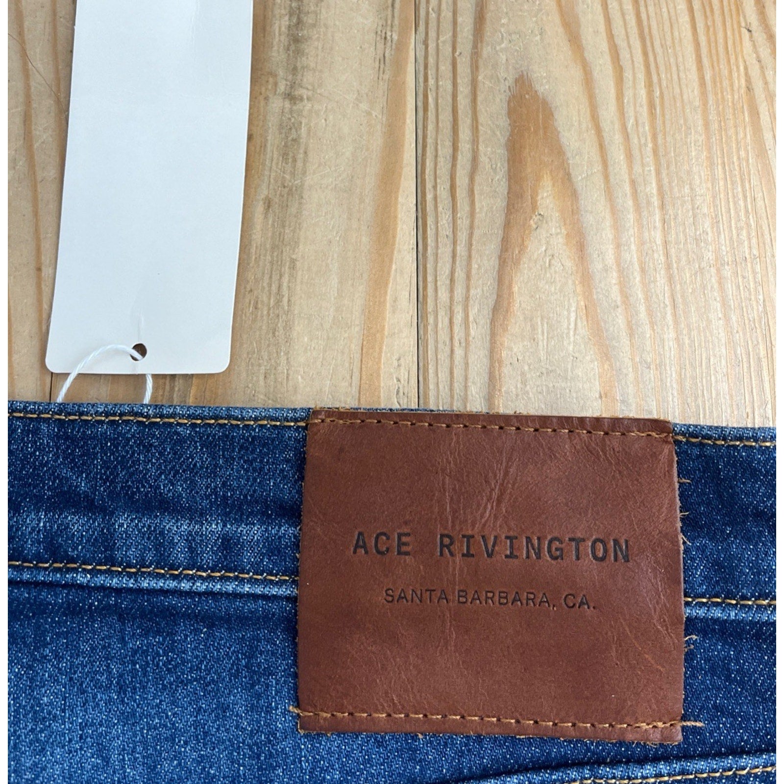 Ace Rivington Jeans Athletic taper Candiani denim Men size 39x30 NWT 229$ Msrp
