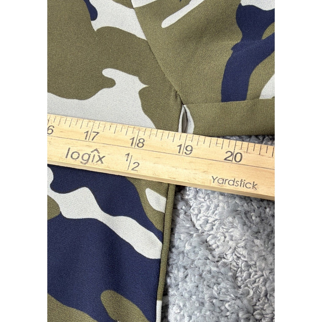 Banana Republic Womens Dress Size XS Camo Mini Lining Military Green