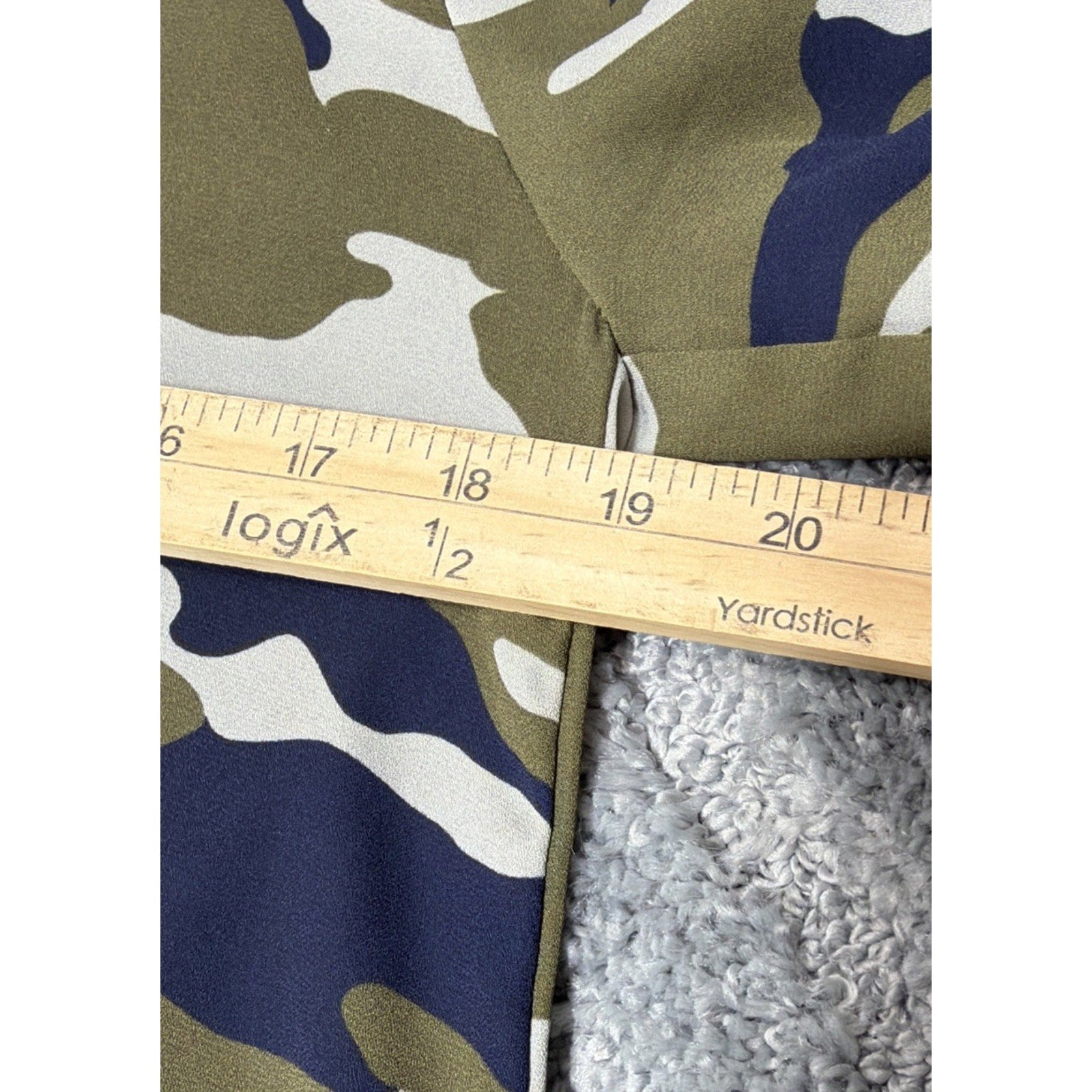 Banana Republic Womens Dress Size XS Camo Mini Lining Military Green