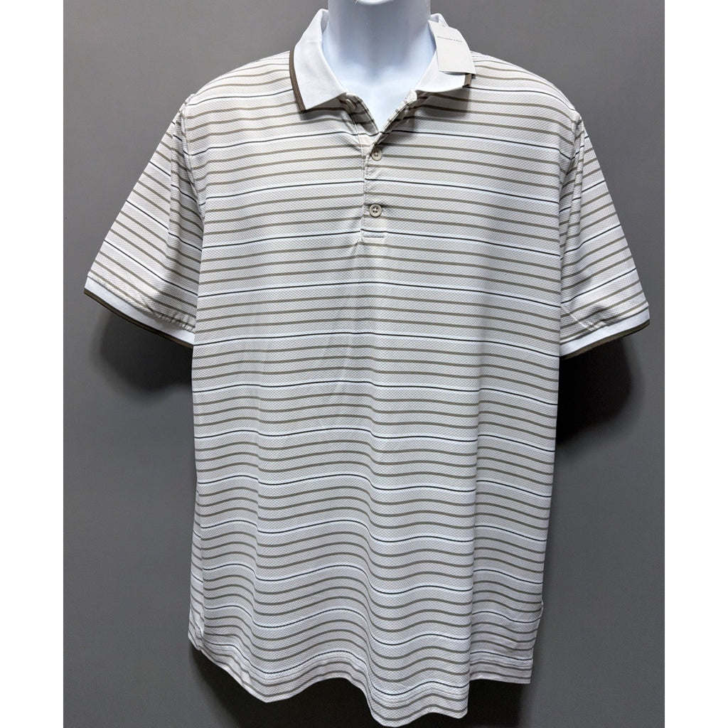 Abercrombie & Fitch Soft A&F Air Knit Polo Striped Size XL Preppy Casual New