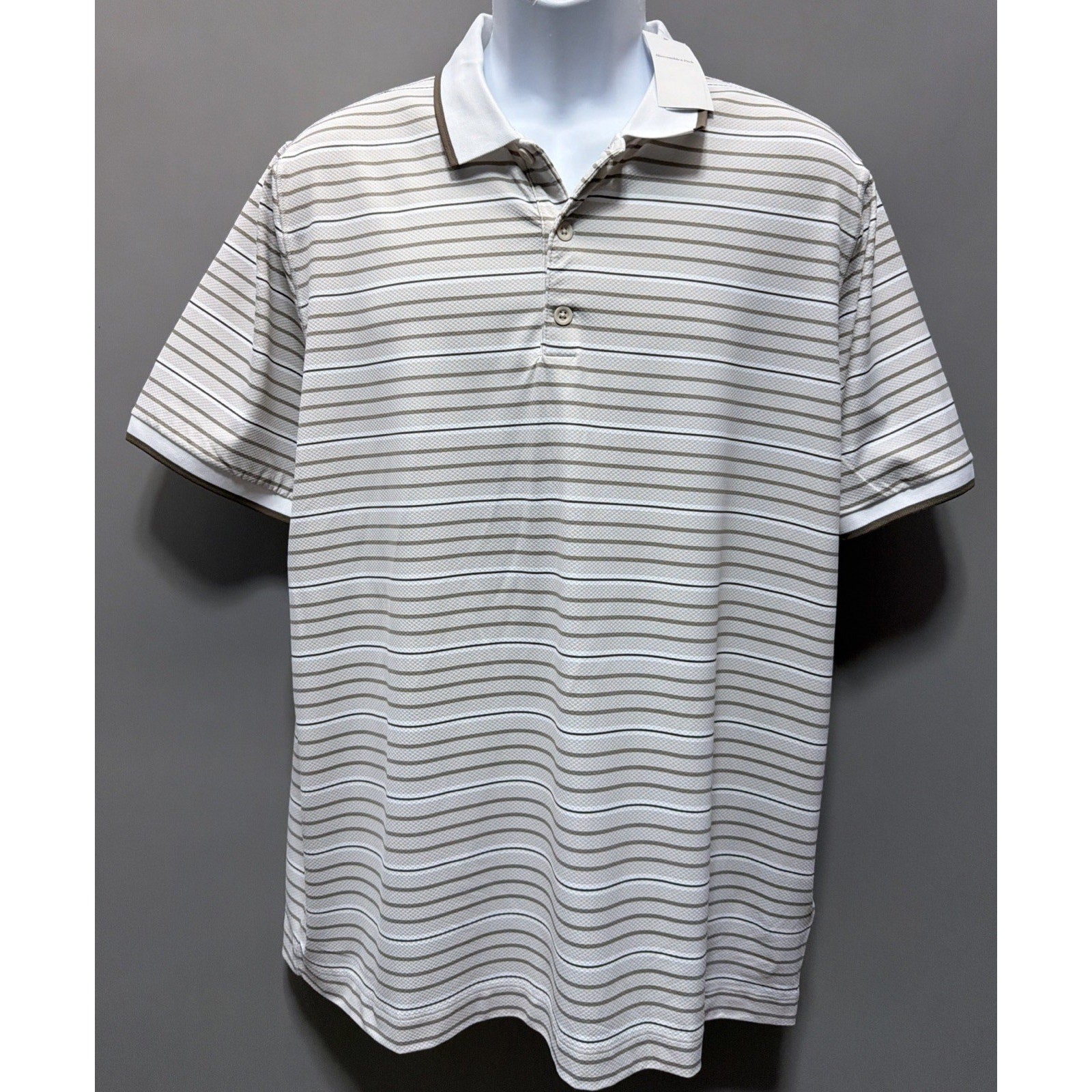 Abercrombie & Fitch Soft A&F Air Knit Polo Striped Size XL Preppy Casual New