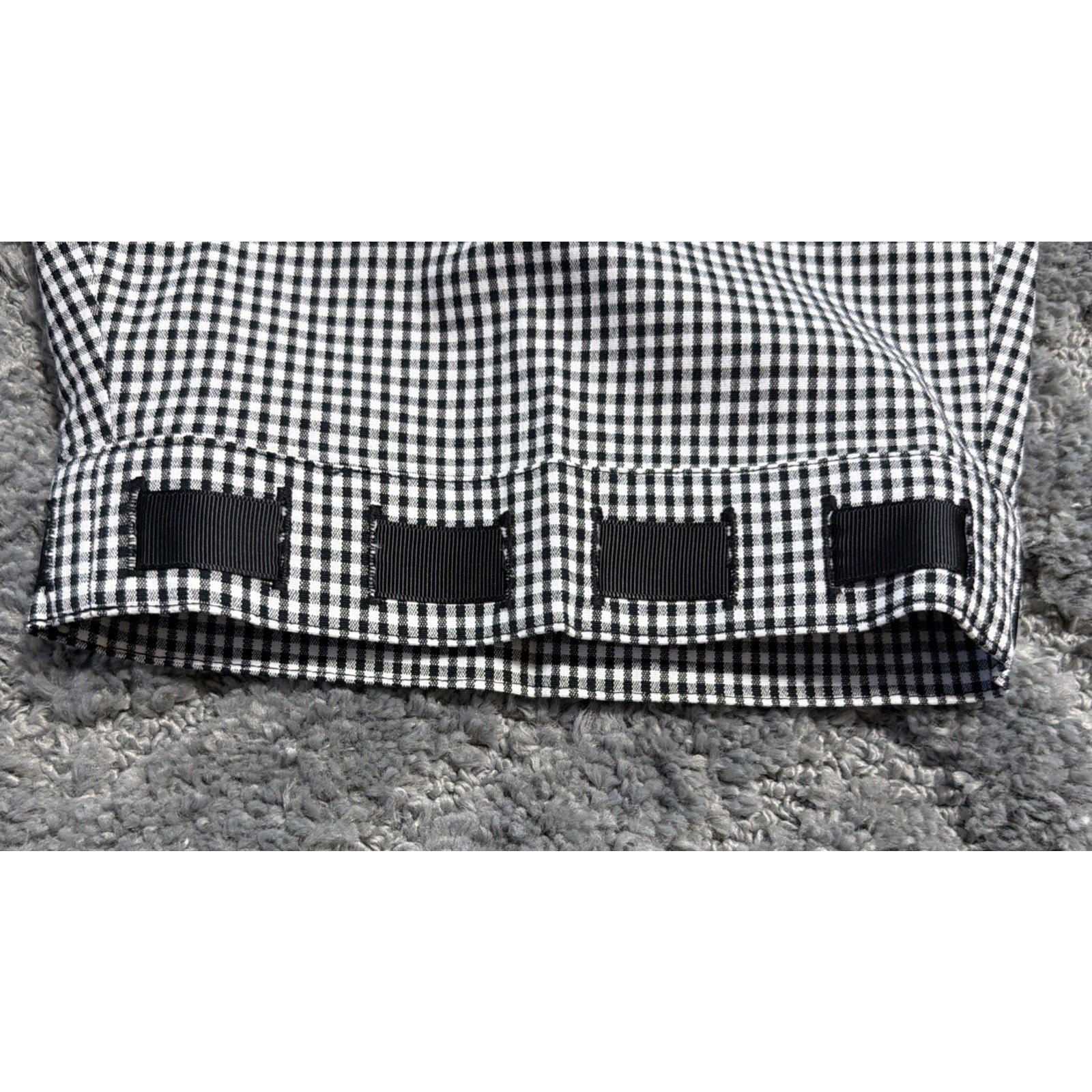 R-Q-T Women's Relaxed Capris SZ 16 Black & White Checkered New With Tags