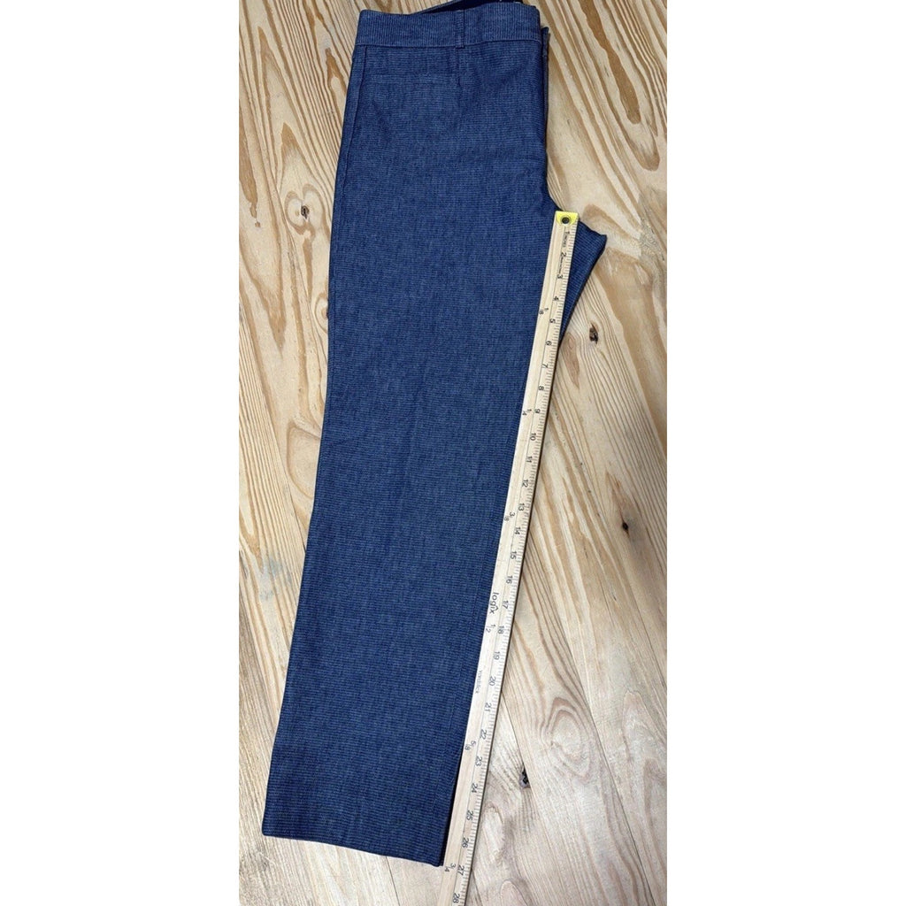 Banana Republic Chambray Sailor Sloan Skinny Ankle Pants Womens Size 14 36x27