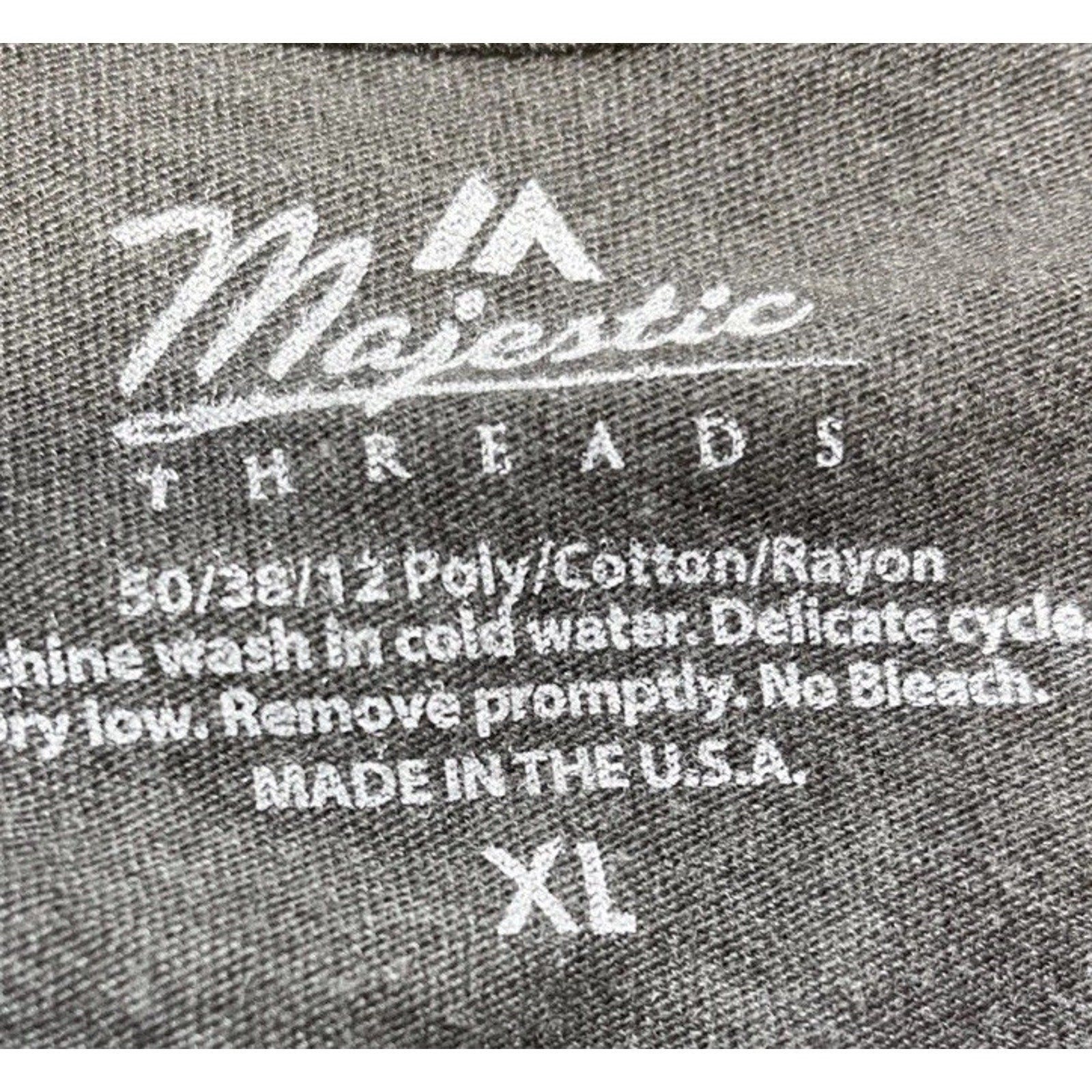 NWT Kansas City Chiefs Men’s Shirt Gray XL T-Shirt NFL Super Bowl LVII Majestic