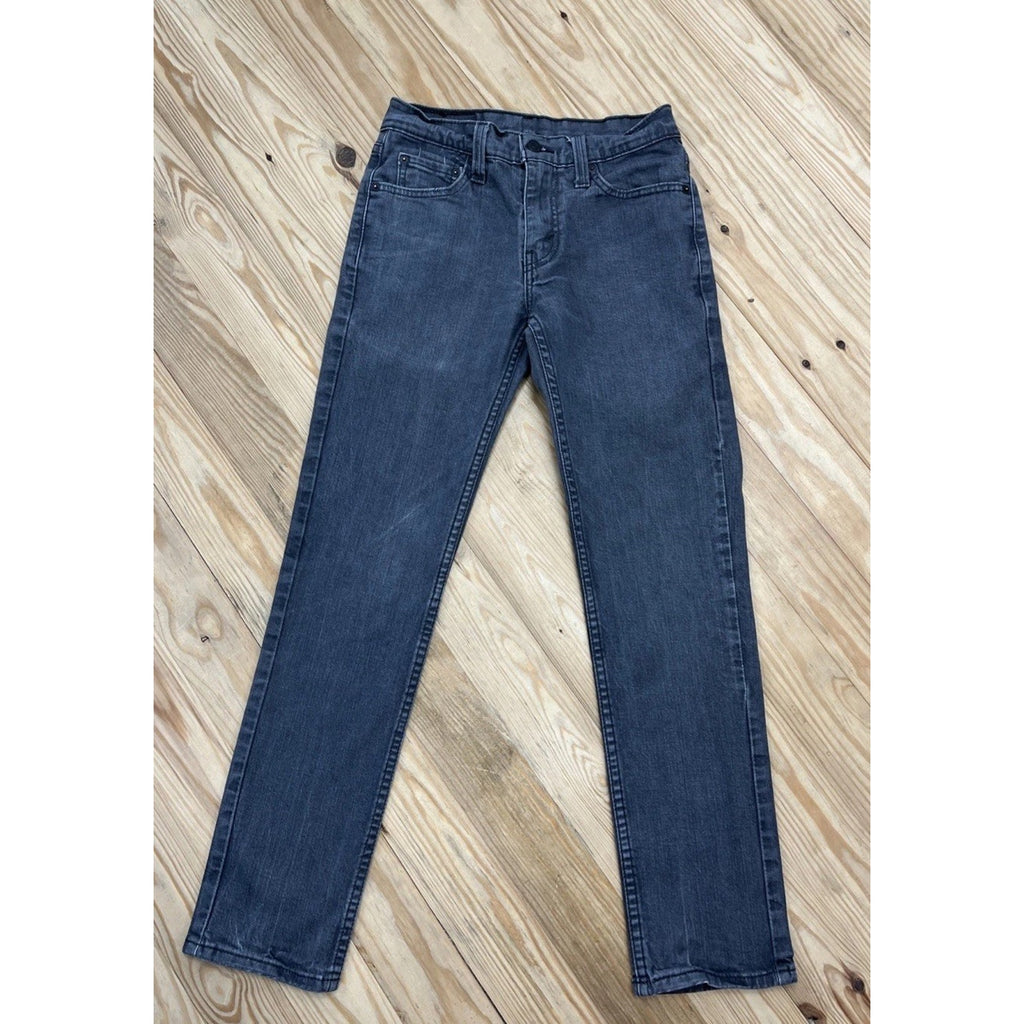 Levis 511 Slim Fit Jeans Mens 29x32 Gray Denim Zip Fly