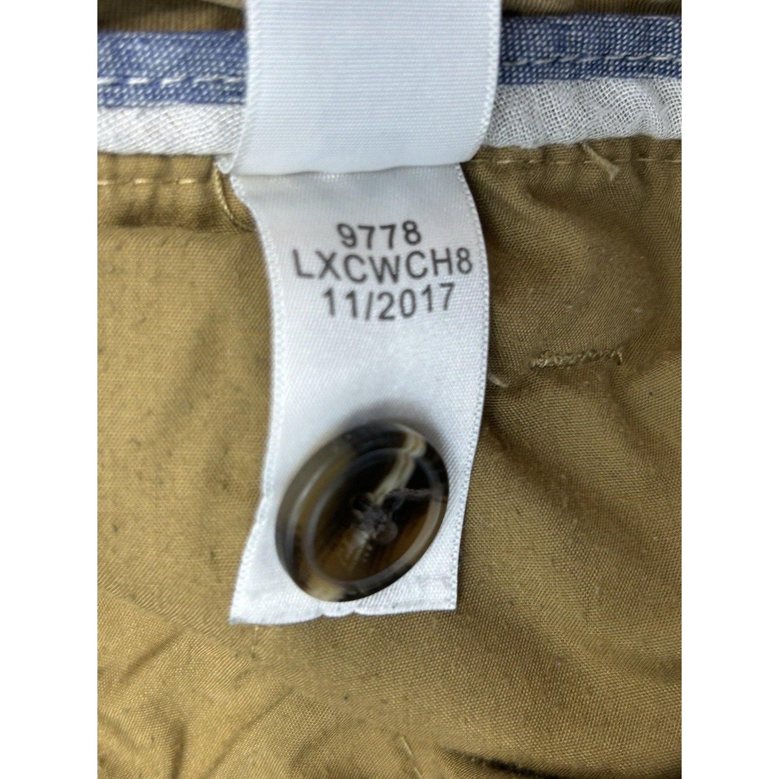 Aeropostale Pants Men's 29/32 Tan Slim Straight Cotton Blend Casual Pockets.