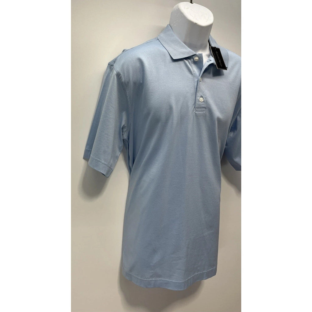 Kenneth Roberts Polo Shirt Mens Mercerized Cotton M Knit Short Sleeve NWOT