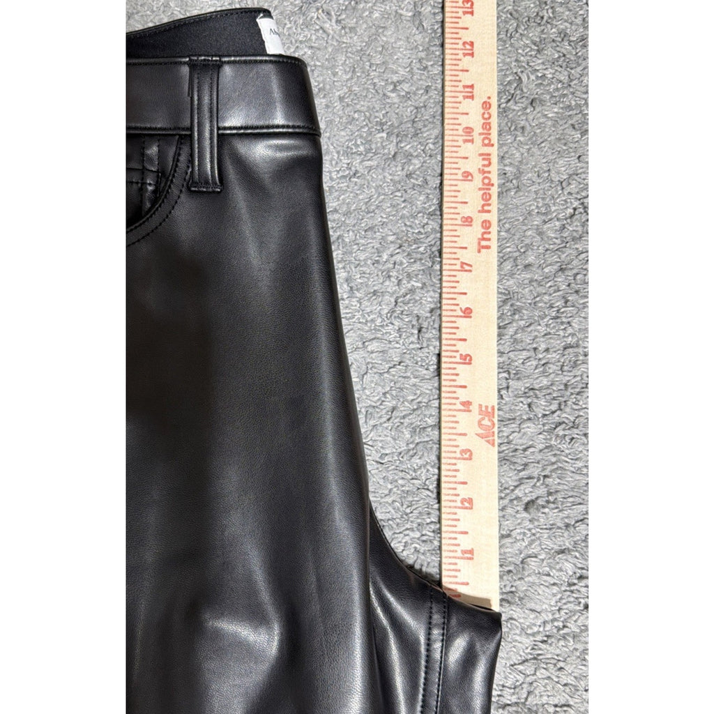 Abercrombie & Fitch Vegan Leather Skinny Pants Black High Rise Women’s 8/29 NWT