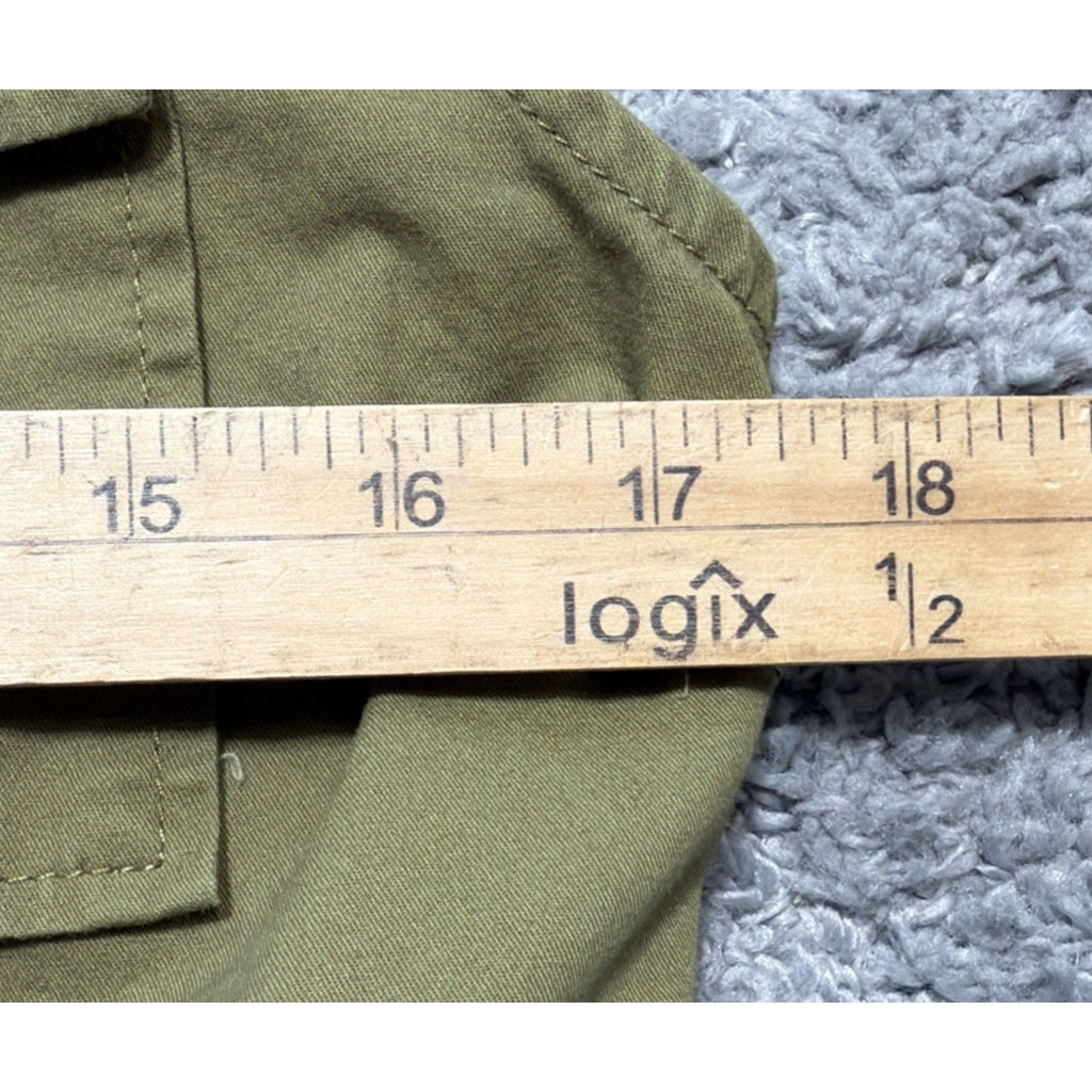 Love Tree Women's Army Green Hooded Utility Vest EUC - Size Medium
