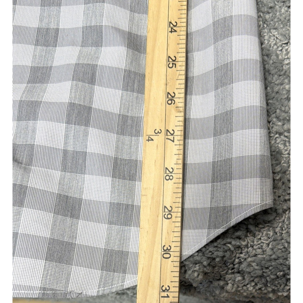 Banana Republic non-iron tailored slim fit gray button up L Preppy Career Church