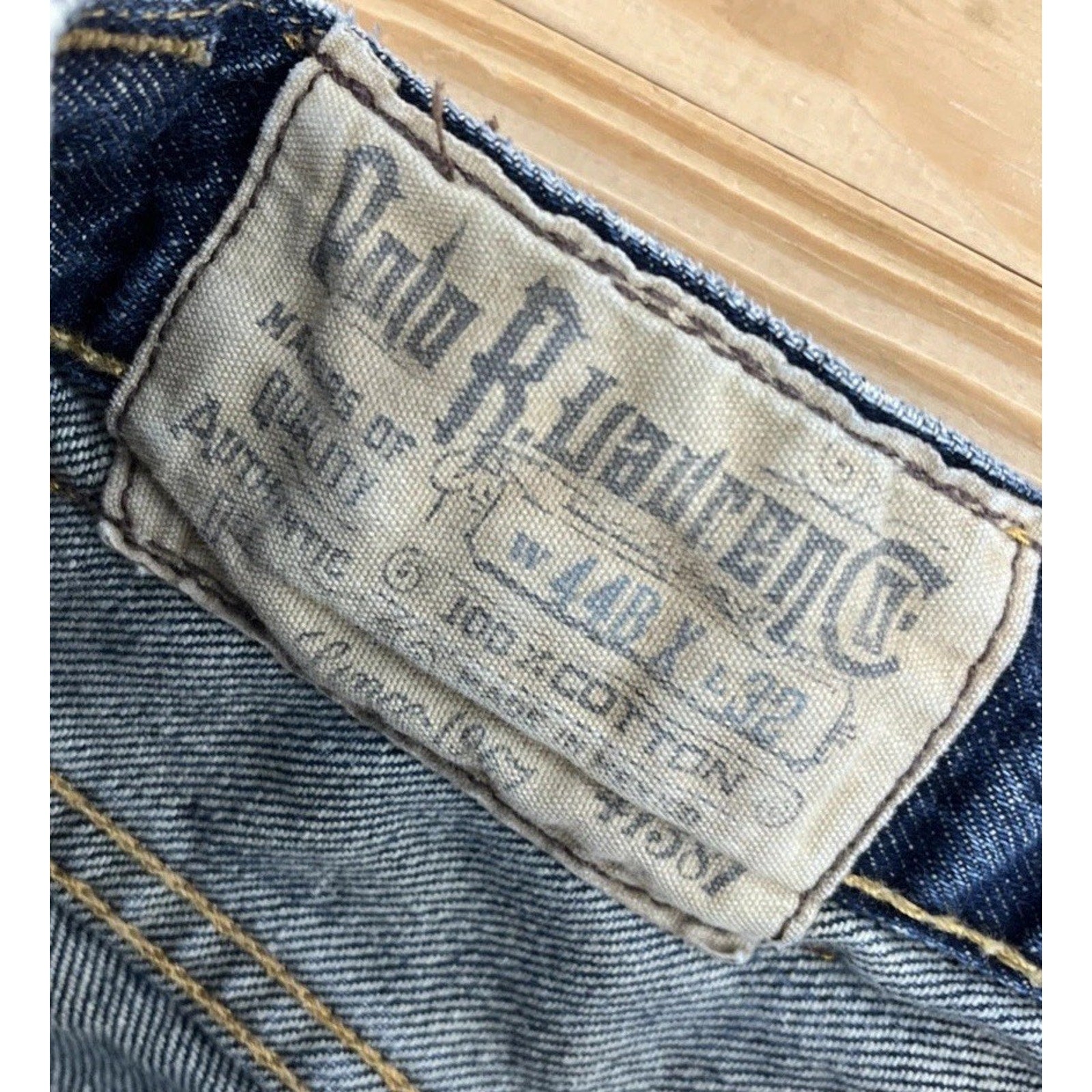 Polo Ralph Lauren Mens Cortlandt 300 Straight Leg Blue Denim Jeans Size 44Bx28