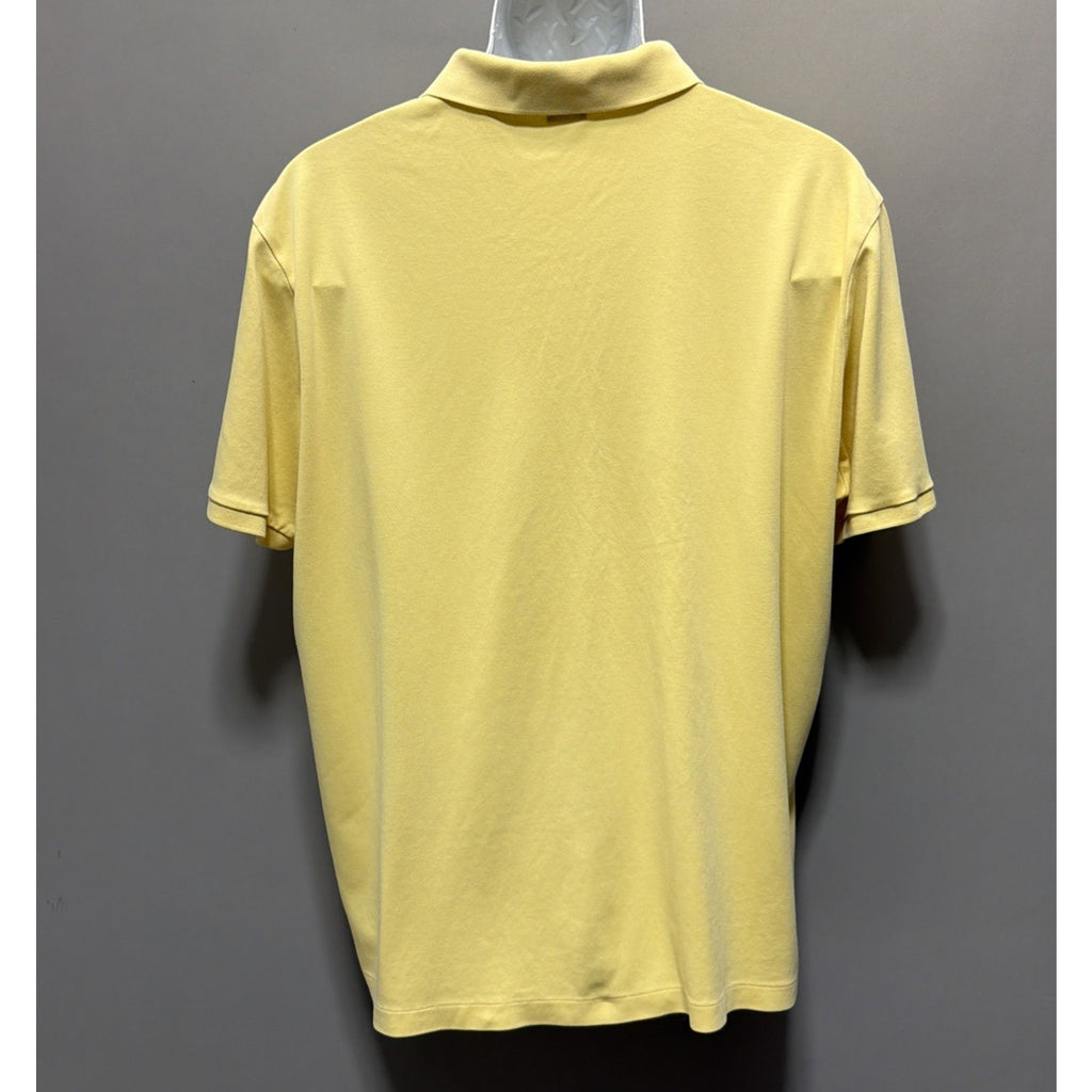 Polo Ralph Lauren Mens XL Classic Fit Soft Cotton Polo Shirt Short Sleeve Yellow