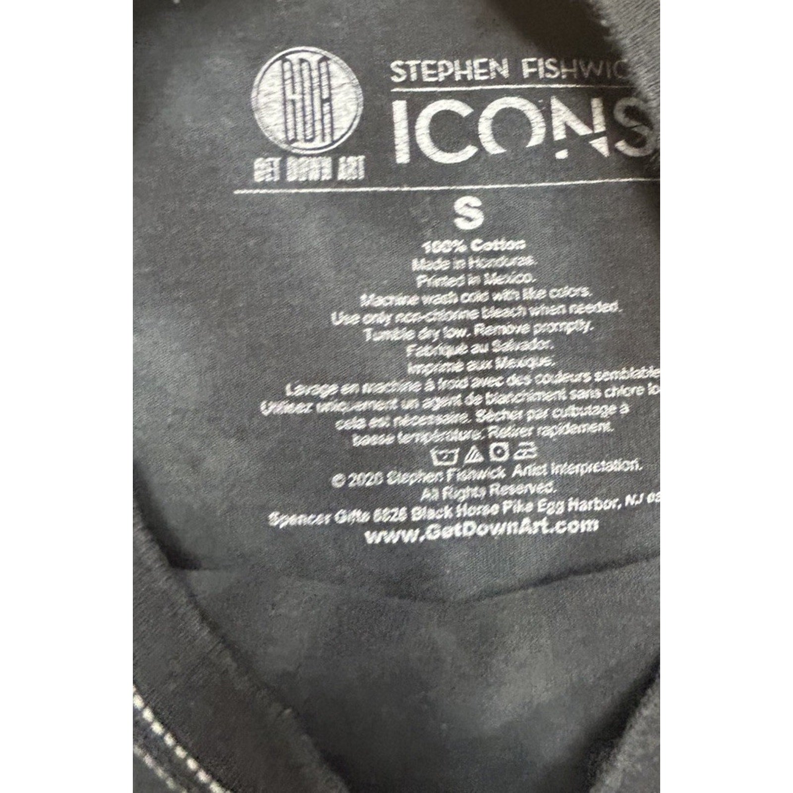 Get Down Art Jimi Hendrix Graphic Tee Sz S