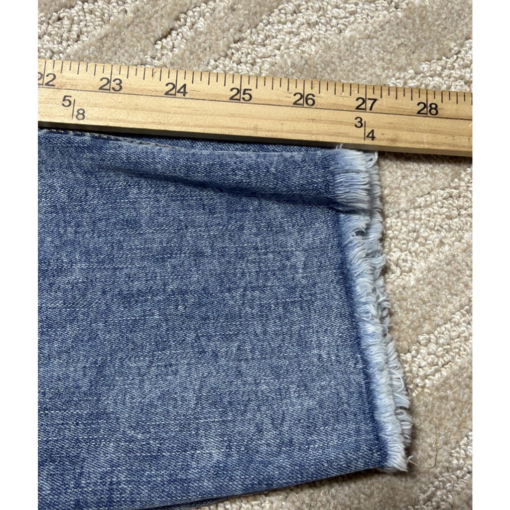 Lauren Conrad High Rise Jeans Skinny Ankle Size Button Fly Raw Hem